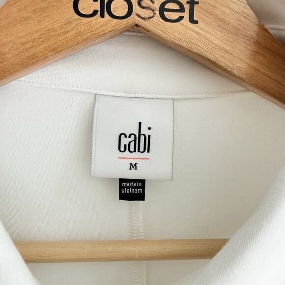 Cabi Women’s Perfect Top White Button Down Shirt Worn Once Size Medium spring 25 - Picture 3 of 4